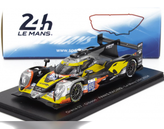 ORECA 07 Gibson Gk428 4.2l V8 Team Panis Racing №65 24h Le Mans (2024) Mathias Beche - Scott Huffaker - Rodrigo Sales, Black Grey Yellow