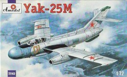 Сборная модель Яковлев Як-25М