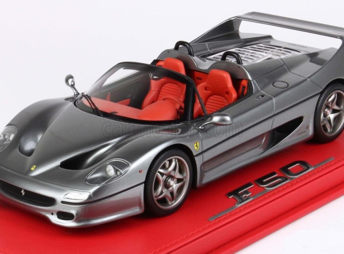 FERRARI F50 SPIDER (1995) - Con Vetrina - With Showcase, grey