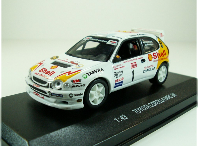 TOYOTA Corolla WRC "1" (1998), Potato Car 1:43, белый