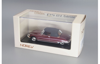 CITROEN DS 21 Cabriolet (1966), dark red