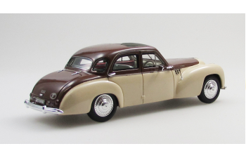 DELAGE D6-3L sedan by Autobineau open roof (1948-54), beige-brown