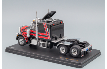 PETERBILT 359 (1973), black / red