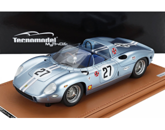 FERRARI 330p 4.0l V12 Spider №27 12h Sebring (1965) Charlie Kolb - John Fulp, Light Blue Met