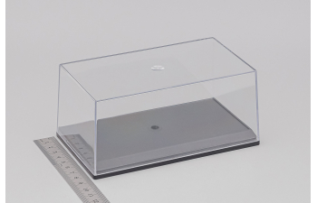 Бокс черный подиум "в клетку" (155 х 90 х 70 мм)