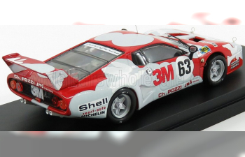 FERRARI 512bb Lm 4.9l Team Jms Charles Pozzi 3m N 63 24h Le Mans 1979 M.leclere - C.ballot Lena - P.gregg, Red Light Grey