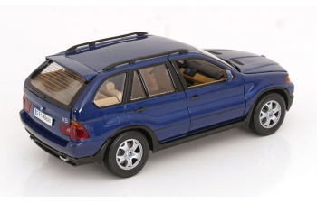 BMW X5 (2001), blue metallic