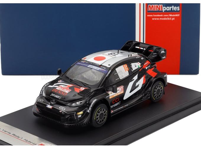 TOYOTA Yaris Gr Rally1 Hybrid Team Toyota Gazoo Racing Wrt №18 Rally Sardinia (2024) Takamoto Katsuta - Aaron Johnston, Matt Black