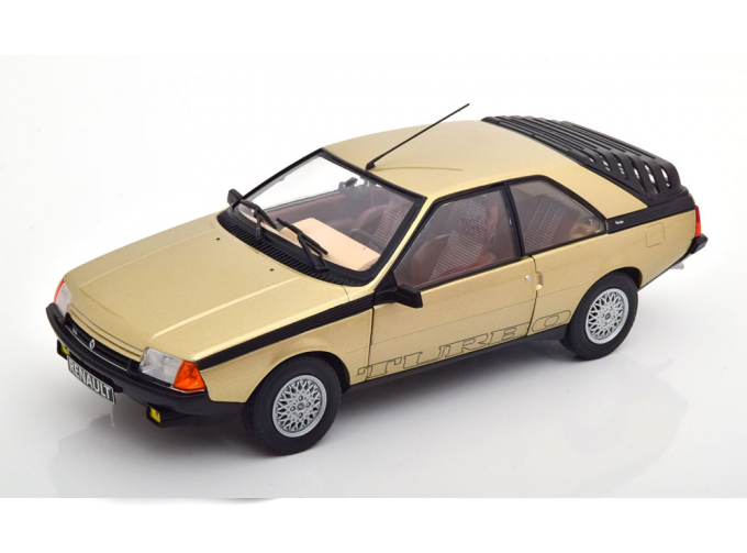 RENAULT Fuego Turbo (1980), gold/schwarz