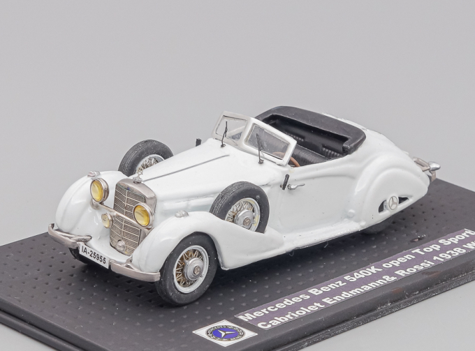 MERCEDES-BENZ 540K Open Top Sport Cabriolet Endmann & Rossi W29 (1938), white