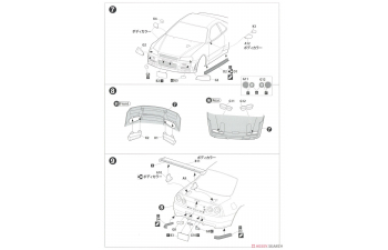 Сборная модель Nissan Skyline GT-R V-specII Nur