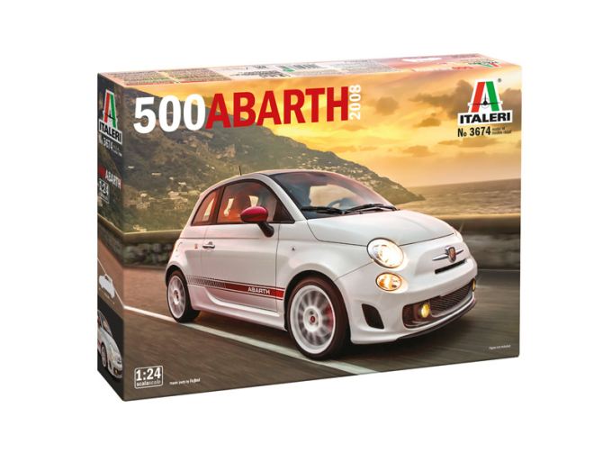 Сборная модель FIAT Nuova 500 Abarth 2008