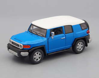 TOYOTA FJ Cruiser, blue / white