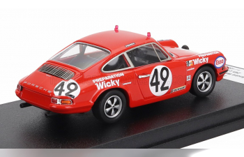 PORSCHE 911t Coupe Team Wicky Racingn 42 24h Le Mans (1969) A.Wicky - E.Berney, Red