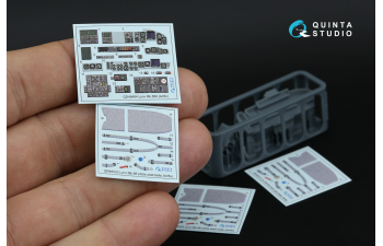 3D Декаль интерьера кабины Lynx Mk88A (Airfix) (с 3D-печатными деталями)