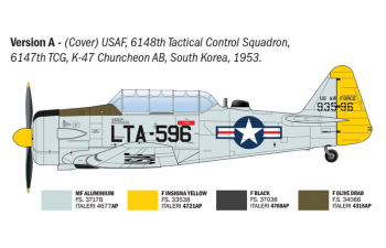 Сборная модель NORTH AMERICAN T-6g Texan Military Airplane (1951)