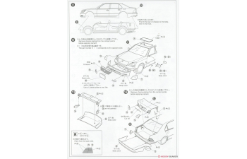 Сборная модель Toyota Celsior UCF30 '00