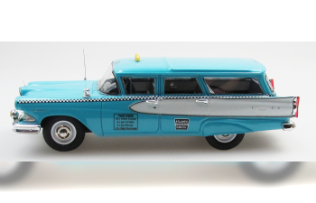 EDSEL Villager taxi (1958), blue/white