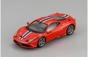 FERRARI 458 Speciale, red with stripes