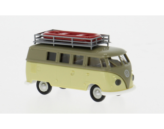 VOLKSWAGEN T1b Camper (1960), grey/green