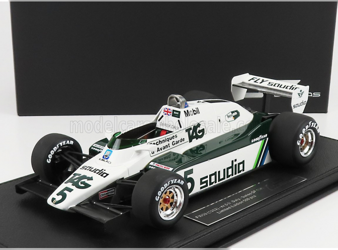 WILLIAMS F1 Fw08 N 5 7th Swiss Gp 1982 Derek Daly, White Green