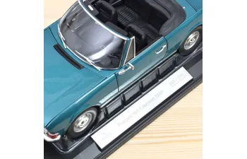 PEUGEOT 504 Cabriolet (1969), blue metallic