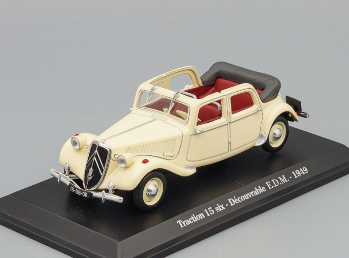 CITROËN Traction 15 six Decouvrable E.D.M. 1949, beige