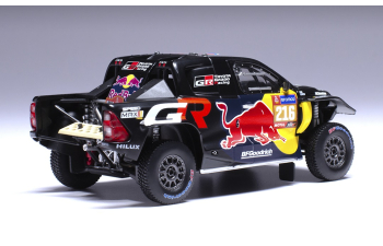 TOYOTA Hilux Gr Dkr Evo T1u Pick-up Team Gazoo Racing №216 Rally Dakar (2024) Seth Quintero - Dennis Zenz, Black Red