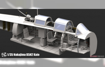 Сборная модель Японский торпедоносец Nakajima B5N2 Type 97 "Kate" с полным интерьером