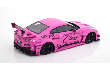 NISSAN 35 GT-RR Ver.1 LB-Silhouette Works GT, pink black