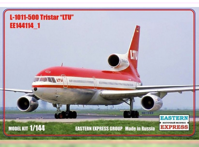 Сборная модель Авиалайнер Lockheed L-1011-500 TriStar (LTU)