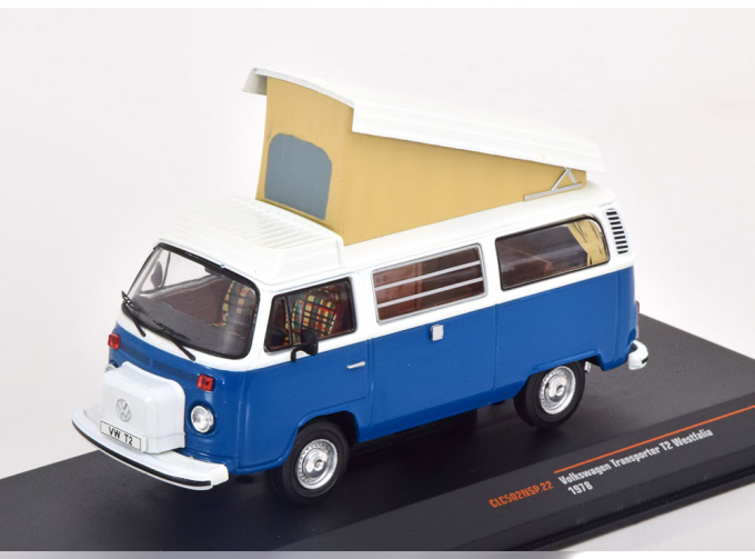 VOLKSWAGEN T2 Westfalia Camper (1978), blue white