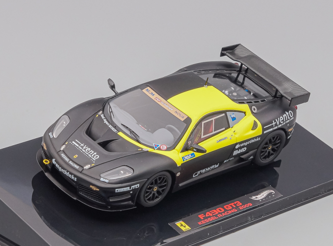 FERRARI F430 GT3 Kessel Racing (2009), black / yellow