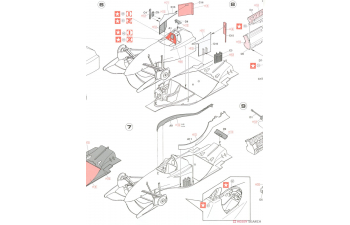 Сборная модель JORDAN F1 Yamaha Ox99 192 №32 Season (1992) Stefano Modena