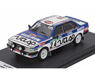 AUDI 80 Quattro (night version) №24 Rally Portugal (1984) Manuel Mello Breyner - Miguel Villar, white/blue