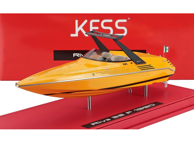 Моторная лодка RIVA 32 Ferrari 2x V8 двигатель - 780cv - (24cm) (1990), желтый