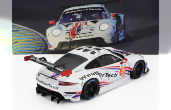 PORSCHE 911 991 Rsr-19 4.2l Team Weathertech Racing №79 2nd Lmgte Am Class 24h Le Mans (2022) Cooper Macneil - Julien Andlauer - Thomas Merril, White