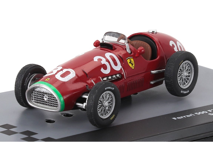 FERRARI F1 500 F2 №30 Winner Swiss Gp (1952) Piero Taruffi - Con Vetrina - With Showcase, Red