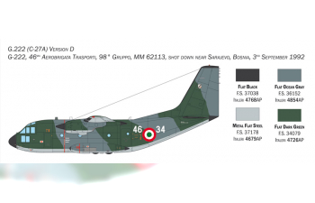 Сборная модель Самолет C-27J SPARTAN / G.222