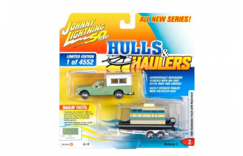 STUDEBAKER Pickup Truck with Houseboat Limited Edition (1960), light green/white