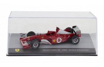 FERRARI F1 F2003-ga №1 World Champion Season (2003) Michael Schumacher - Con Vetrina - With Showcase, Red White