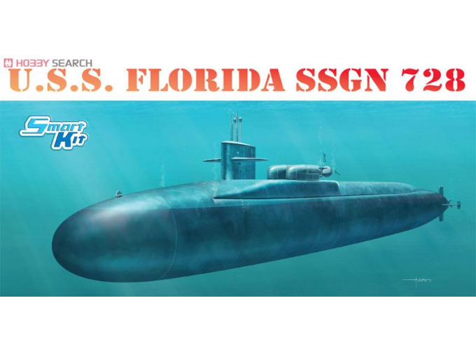 Сборная модель U.S.S. FLORIDA SSGN-728