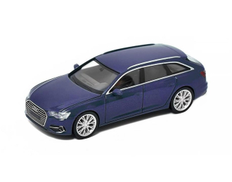 Audi A6 Avant, blue