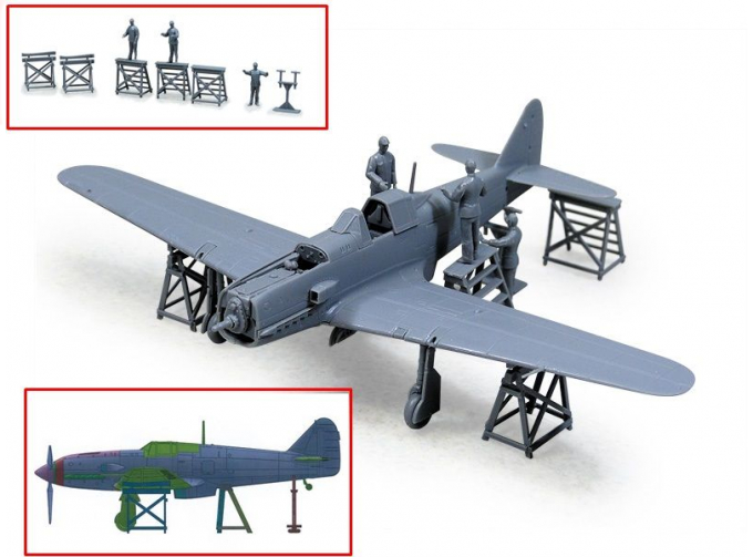 Сборная модель I.J.N. TYPE 3 FIGHTER MODEL 2 "FAST-BACK CANOPY"