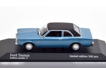 FORD Taunus (1970), blau metallic / matt-schwarz