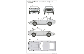 Сборная модель Nissan Fairlady 240Z "Wire Wheel"