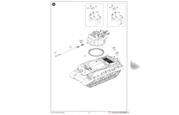 Сборная модель Танк M4A3 76W HVSS Ранний тип