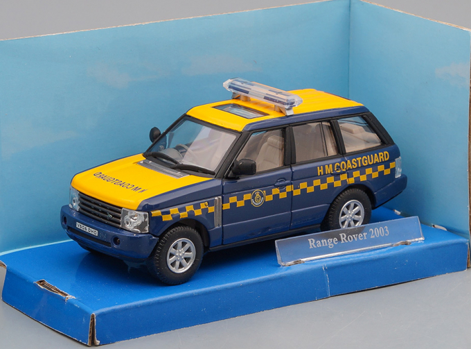 RANGE ROVER H M Coastguard (2003), blue / yellow