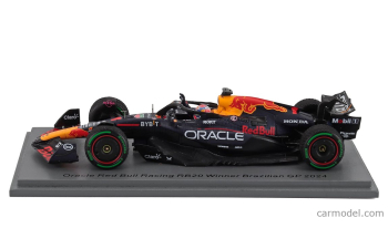 RED BULL F1 Rb20 Team Oracle Red Bull Racing №1 World Champion Winner Brazilian Gp (2024) Max Verstappen, Blue Yellow Red