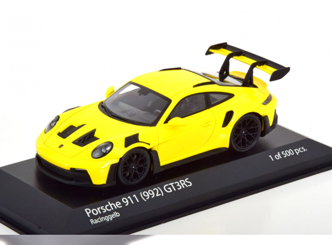 PORSCHE 911 (992) GT3 RS (2023), yellow black